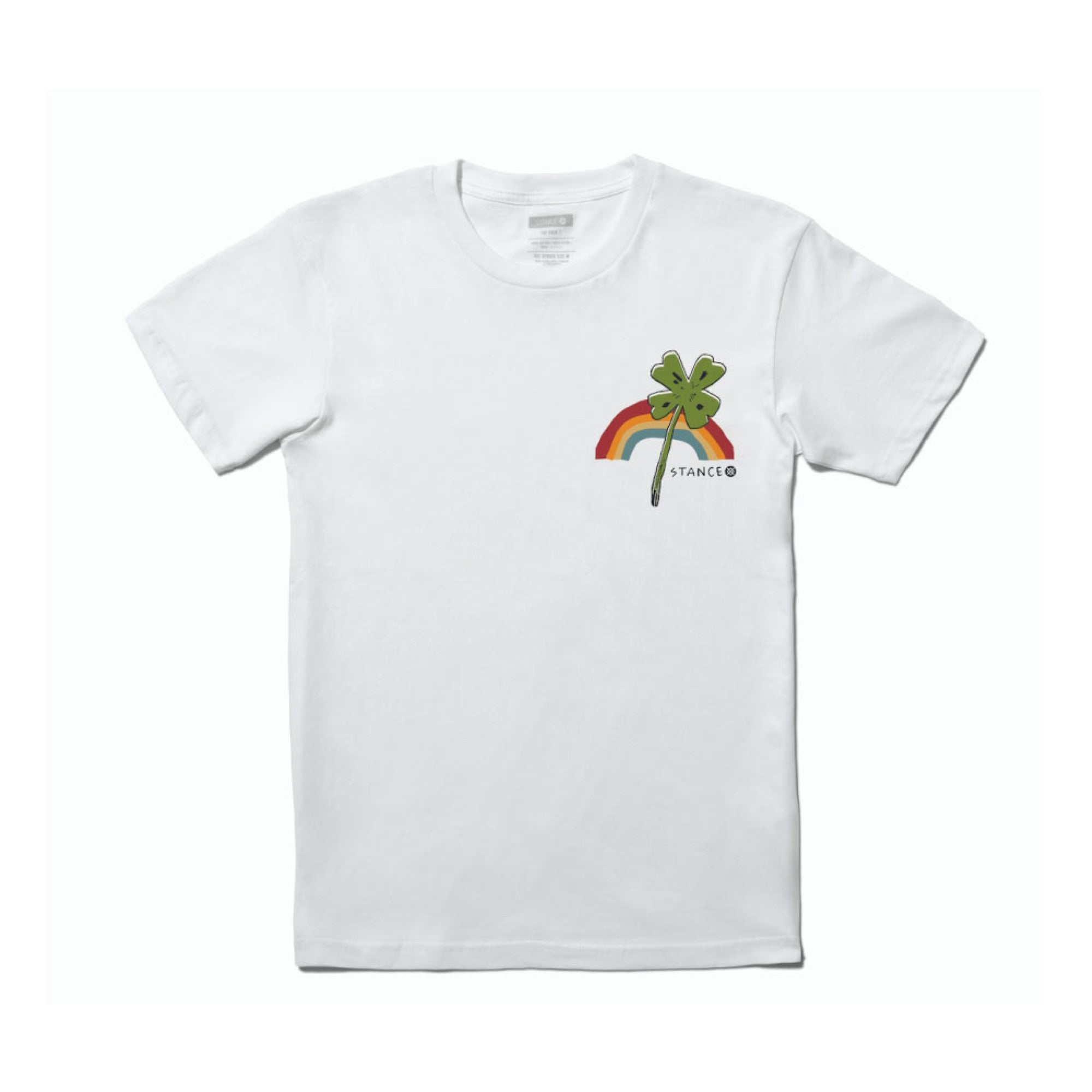 LUCKY RAINBOW SS【UNISEX】-WHITE-