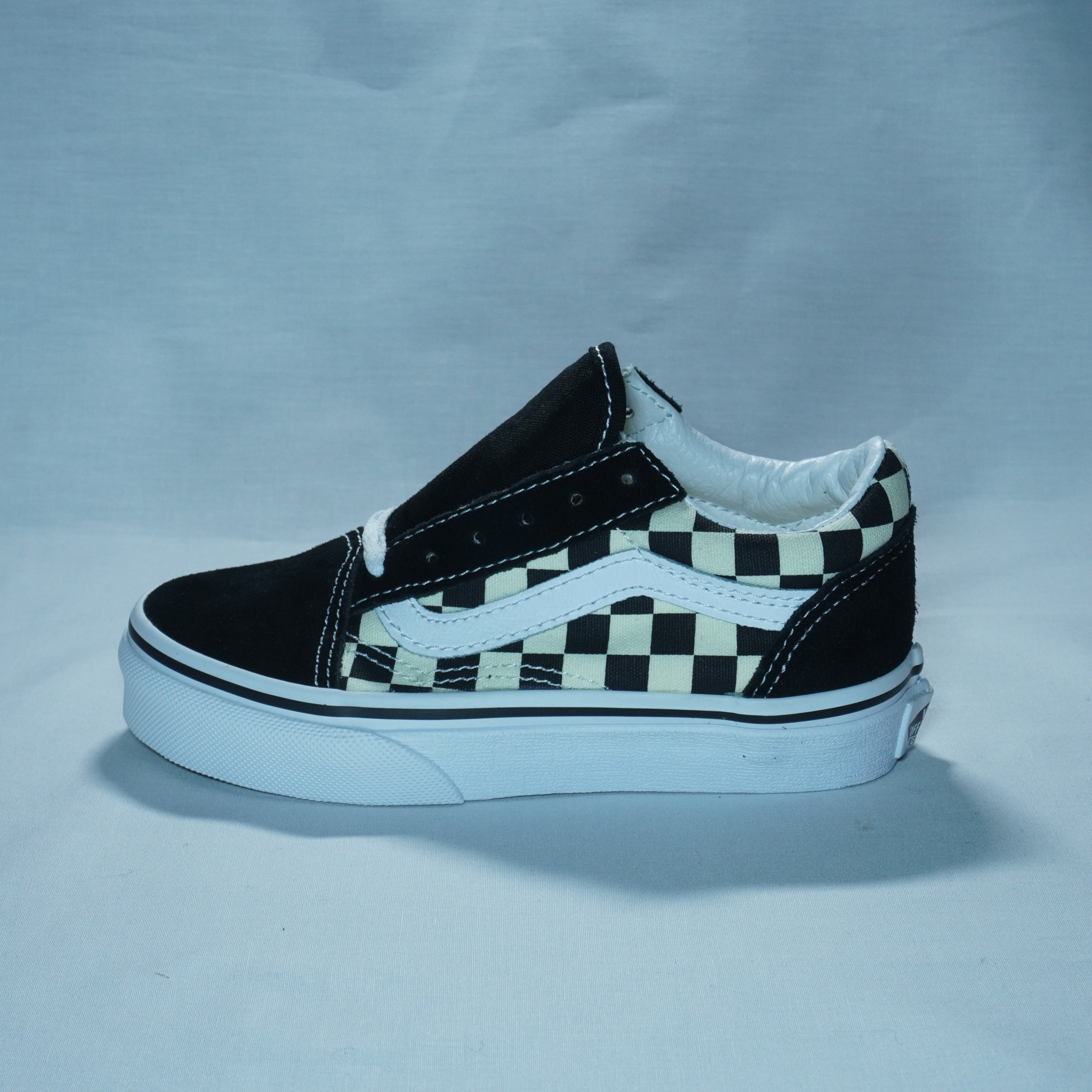 【KID'S】OLD SKOOL-(PRIMARY CHECK)BLACK/WHITE-
