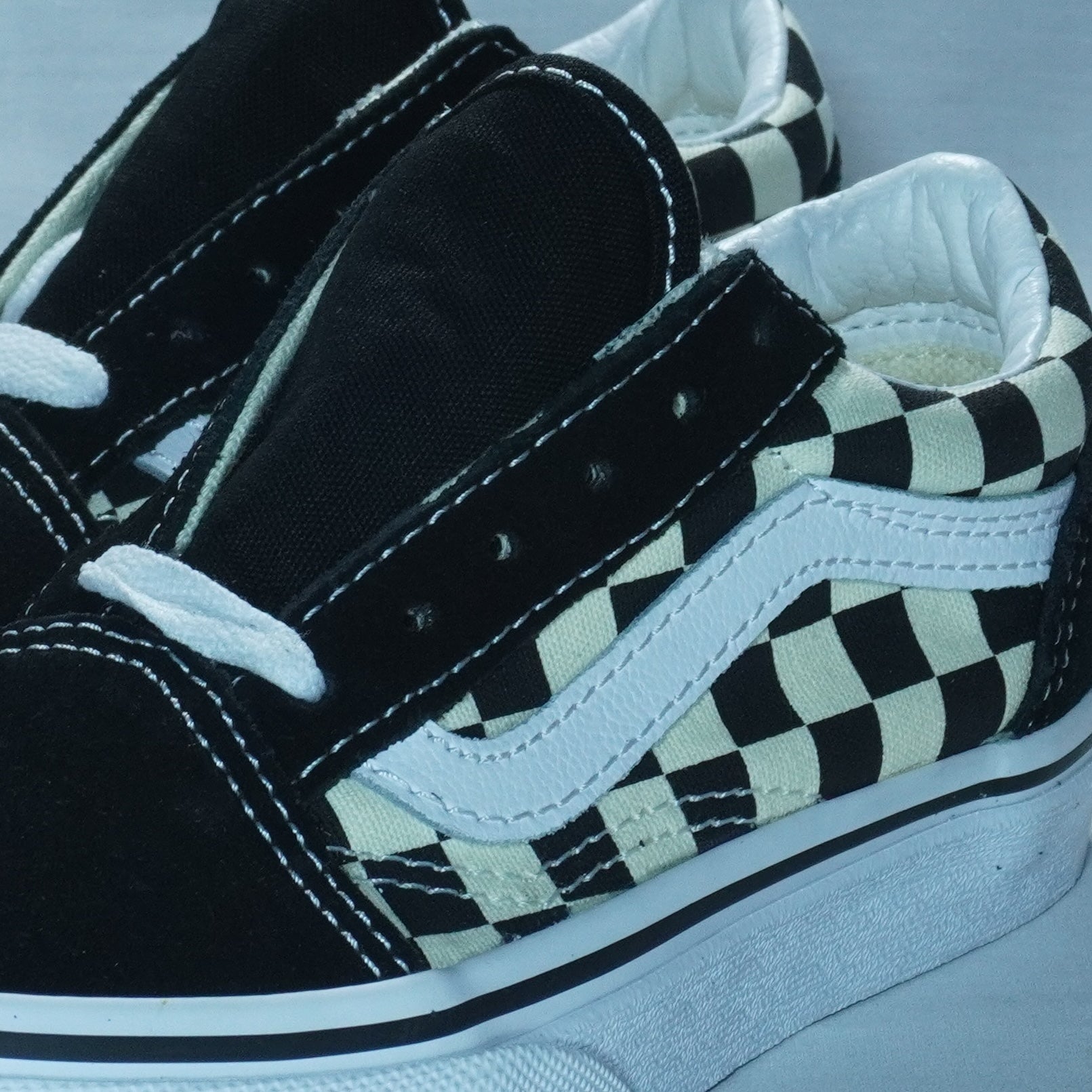 【KID'S】OLD SKOOL-(PRIMARY CHECK)BLACK/WHITE-