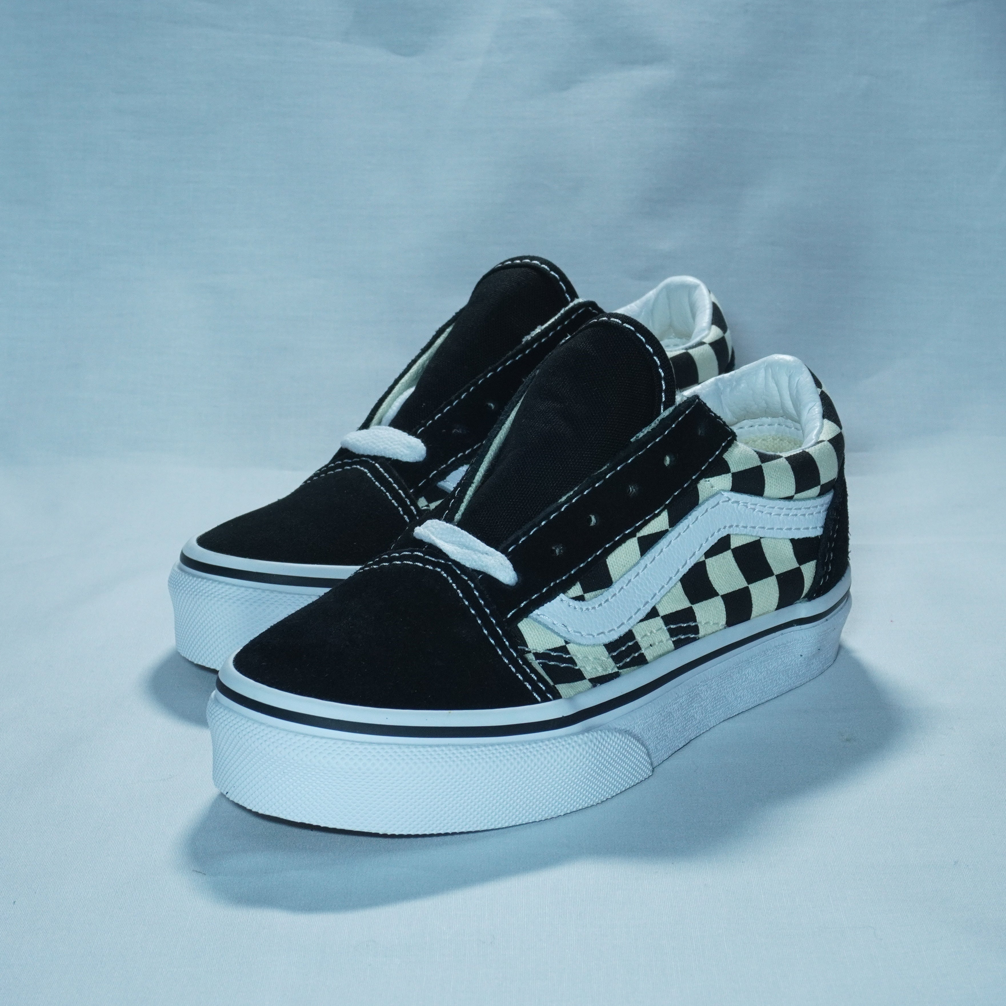 【KID'S】OLD SKOOL-(PRIMARY CHECK)BLACK/WHITE-