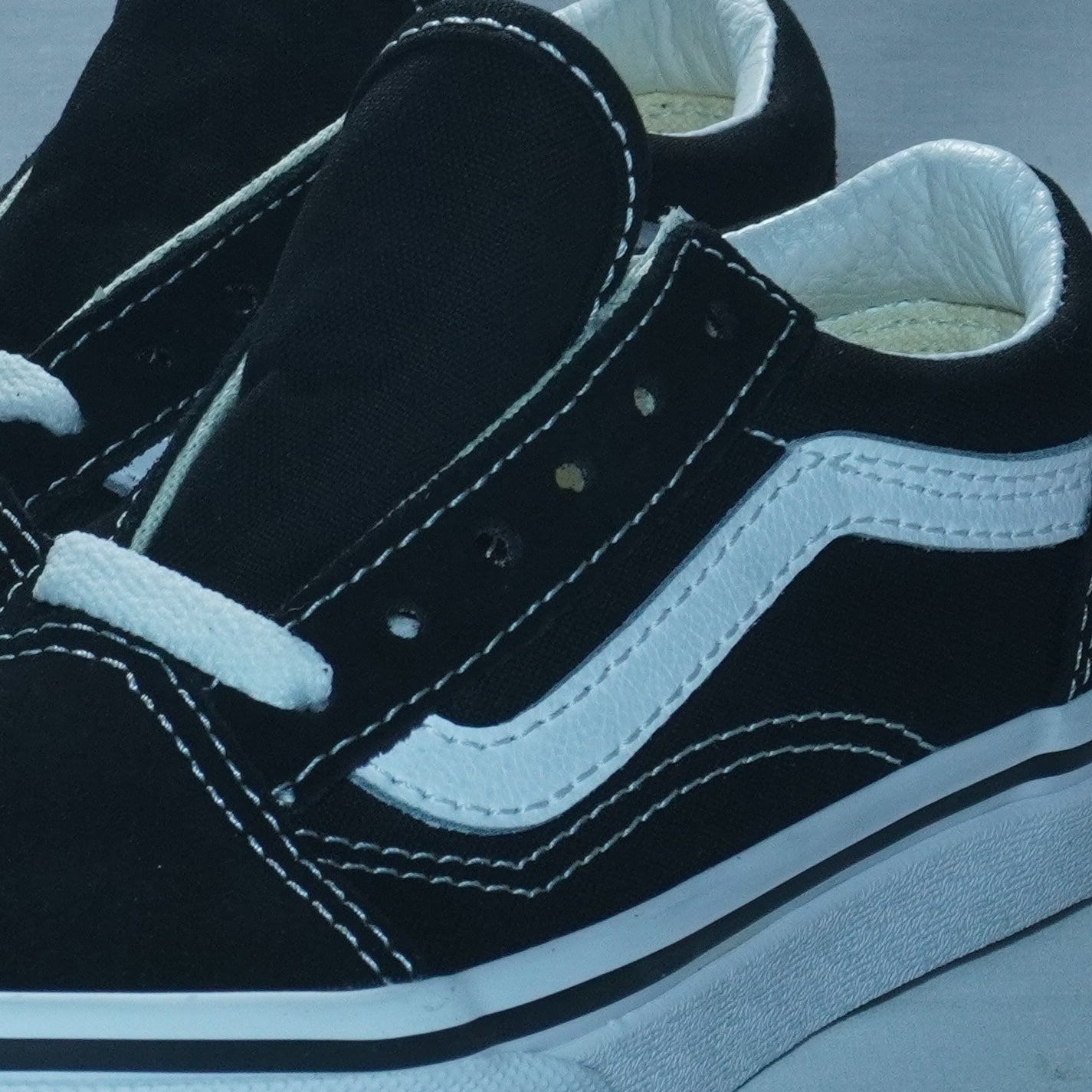 【KID'S】OLD SKOOL-BLACK/TRUE WHITE-
