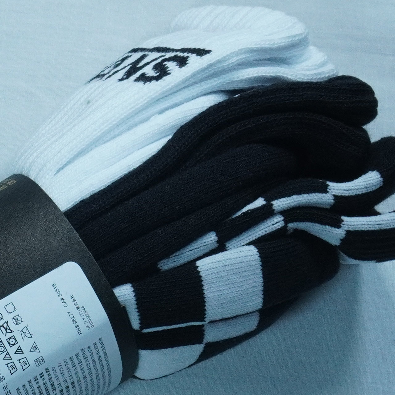 CLASSIC CREW(3PK)-BLACK/WHITE-